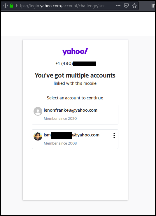 Phone number is link to two accounts?!